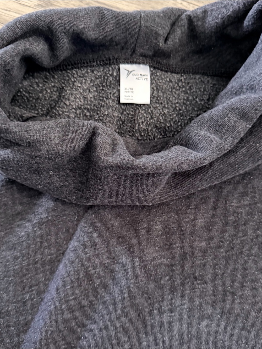 Women’s Cozy Charcoal Cowl Neck Sweater Old Navy XL Petite - Picture 2 of 6